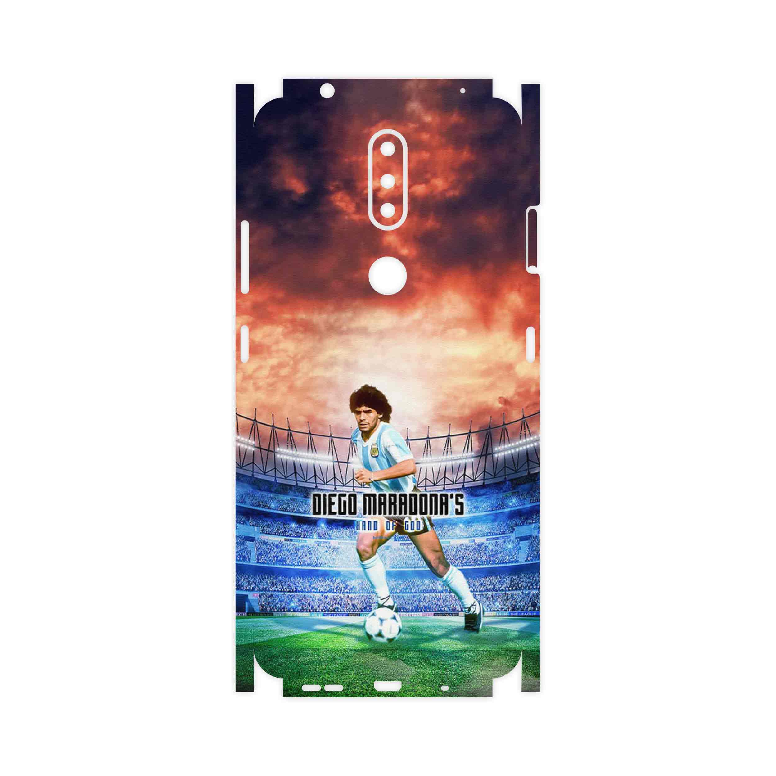 برچسب پوششی ماهوت مدل Diego Maradona-FullSkin مناسب برای گوشی موبایل نوکیا 2.4