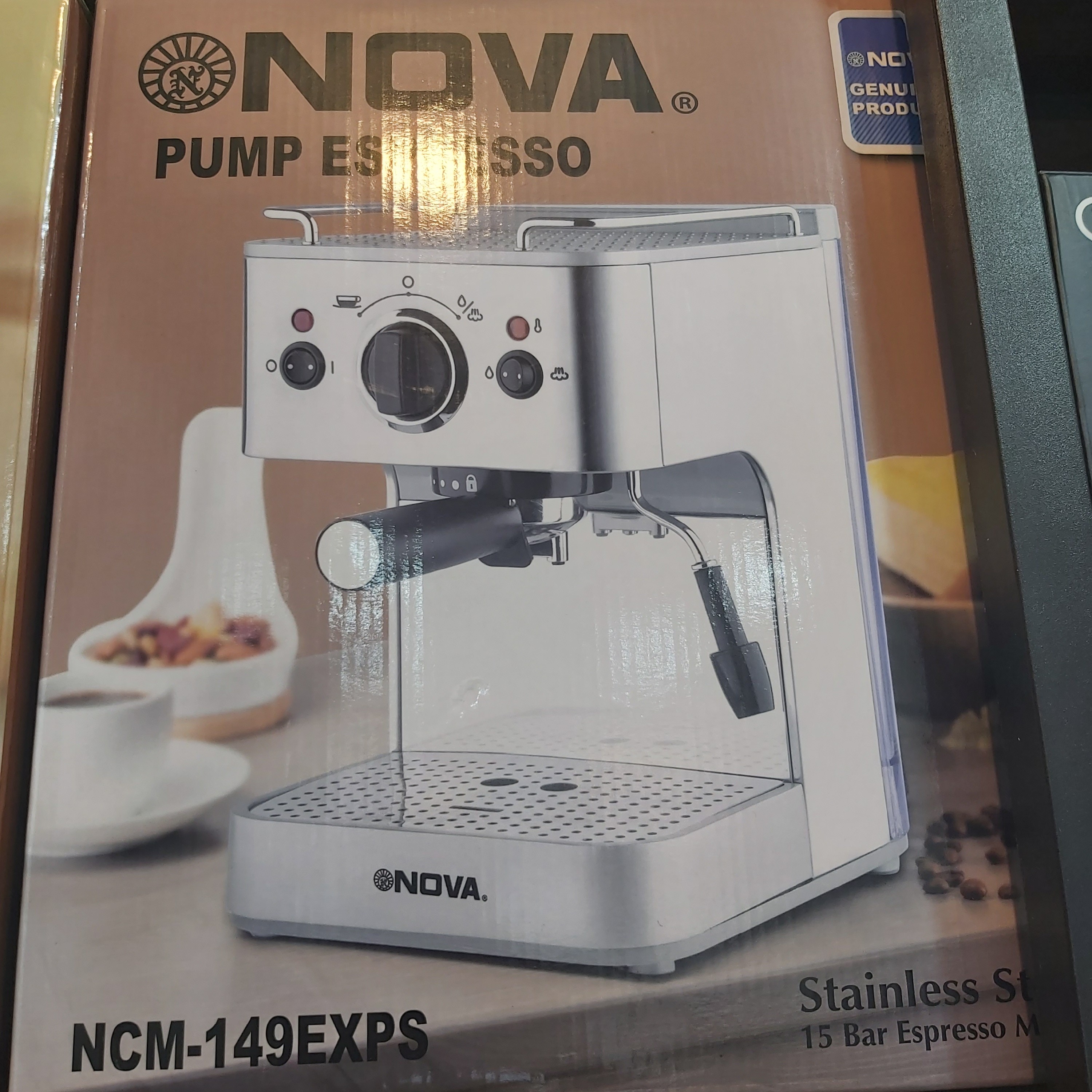 اسپرسوساز نوا مدل NCM-149EXPS 149 اصلی با هزینه ارسال واقعی پست