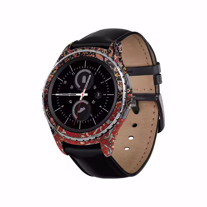 برچسب ماهوت طرح Persian_Carpet_Red مناسب برای ساعت هوشمند سامسونگ Galaxy Gear S2 Classic
