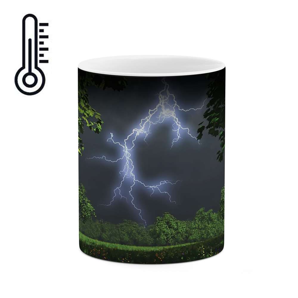 ماگ حرارتی طرح ساعقه مدل mgh02046