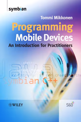 خرید و دانلود نسخه کامل کتاب Programming Mobile Devices: An Introduction for Practitioners