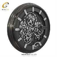 ساعت دیواری اورجینال آرتمیس آلیاژ فلزی تیتانیوم| کد رفرنس 90040، مدل: 2043Titanium Silver
