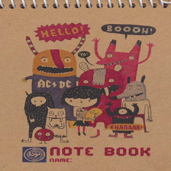 دفتر یادداشت بی خط (کد15)،(سیمی) - ناشربوک | خرید آنلاین کتاب