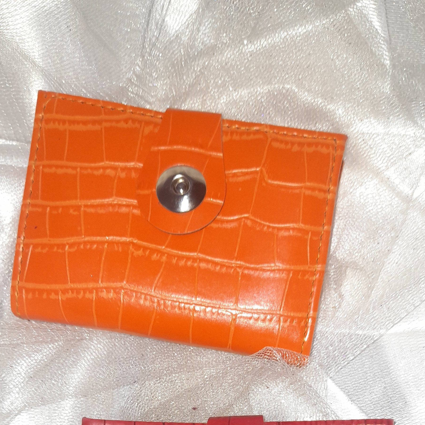 کیف کارتی نارنجی