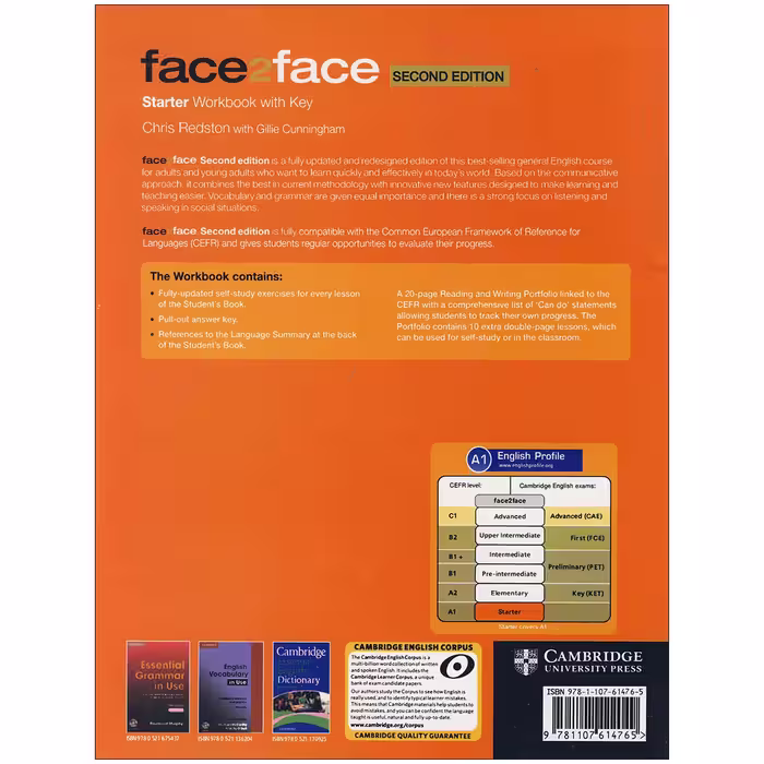 کتاب face 2 face Starter اثر Chris Redston and Gillie Cunningham انتشارات زبان مهر