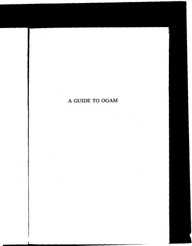 خرید و دانلود نسخه کامل کتاب A guide to Ogam