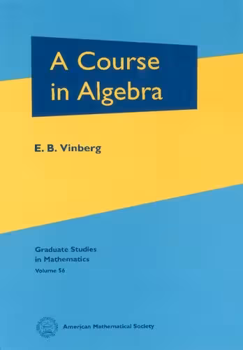 خرید و دانلود نسخه کامل کتاب A course in Algebra