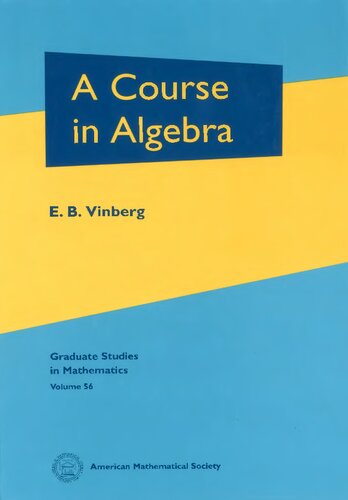 خرید و دانلود نسخه کامل کتاب A course in Algebra