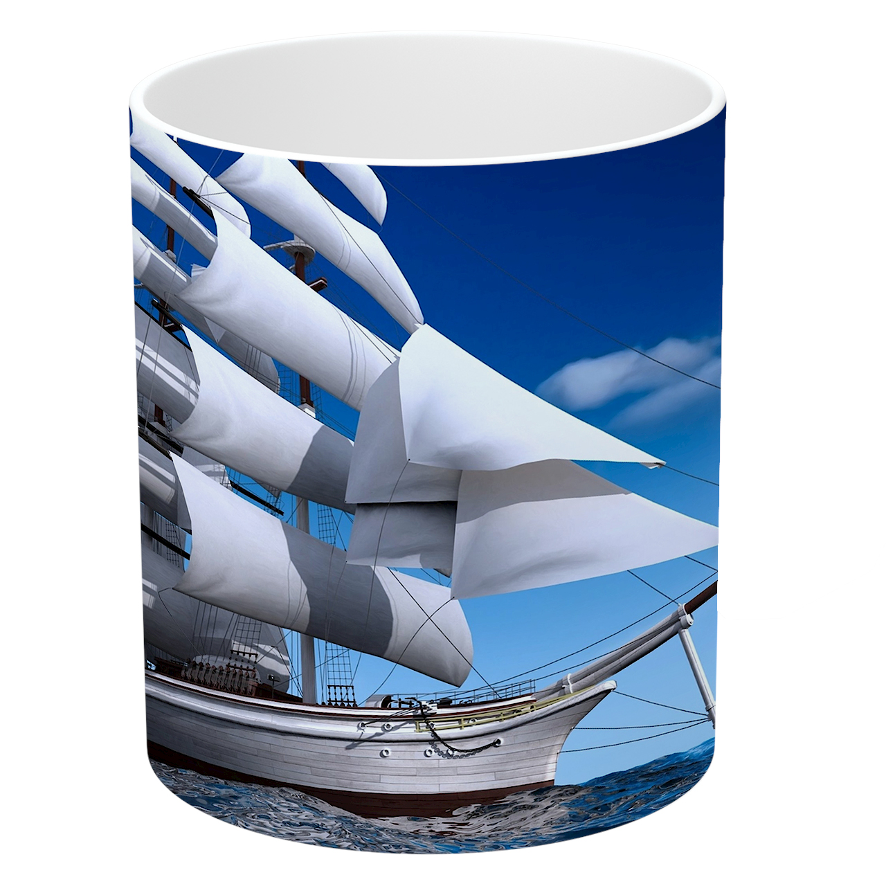 ماگ طرح قایق بادبانی مدل NI1520