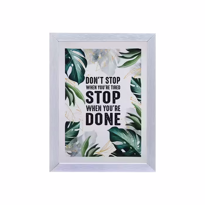 تابلو طرح Dont Stop مدل PrDntStp2w | دنیای قاب
