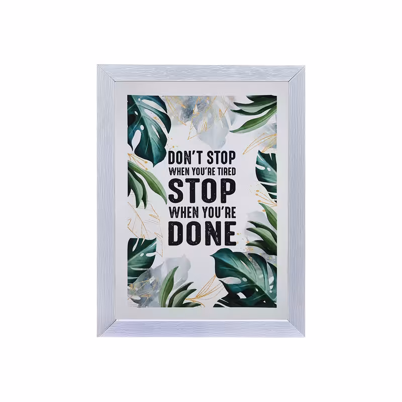 تابلو طرح Dont Stop مدل PrDntStp2w | دنیای قاب