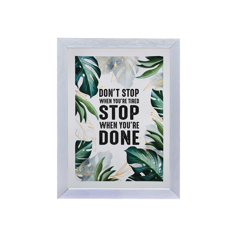 تابلو طرح Dont Stop مدل PrDntStp2w | دنیای قاب