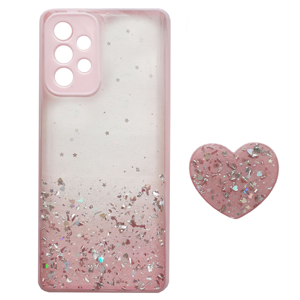 کاور طرح شایلی کد S6613 مناسب برای گوشی موبایل سامسونگ Galaxy A72 4G / A72 5G به همراه پایه نگهدارنده