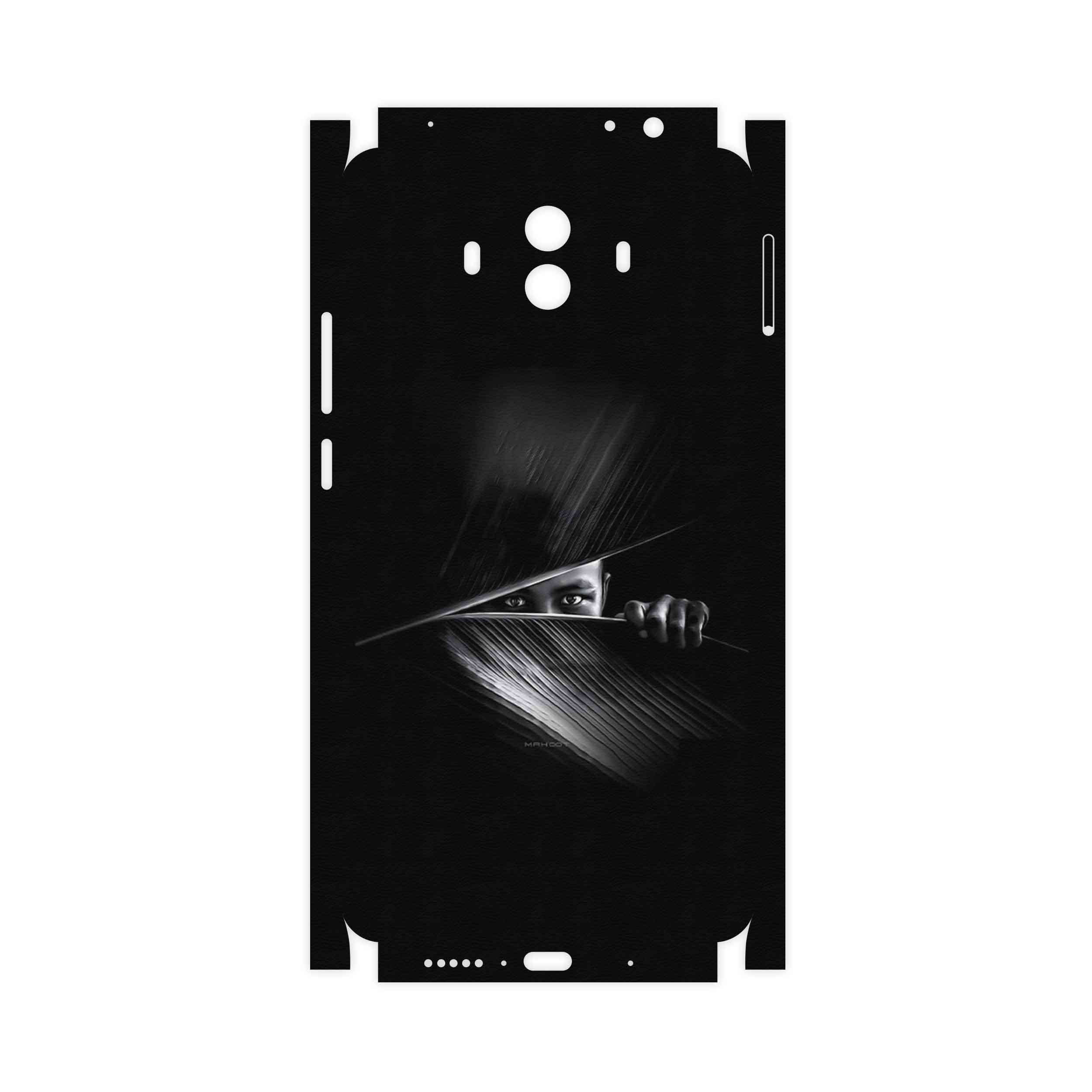 برچسب پوششی ماهوت مدل Black Portrait-FullSkin مناسب برای گوشی موبایل هوآوی Mate 10