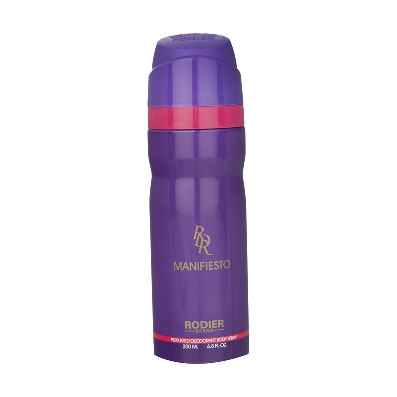 اسپری بدن زنانه رودیر مدل Manifiesto حجم 200 میلی لیتر
