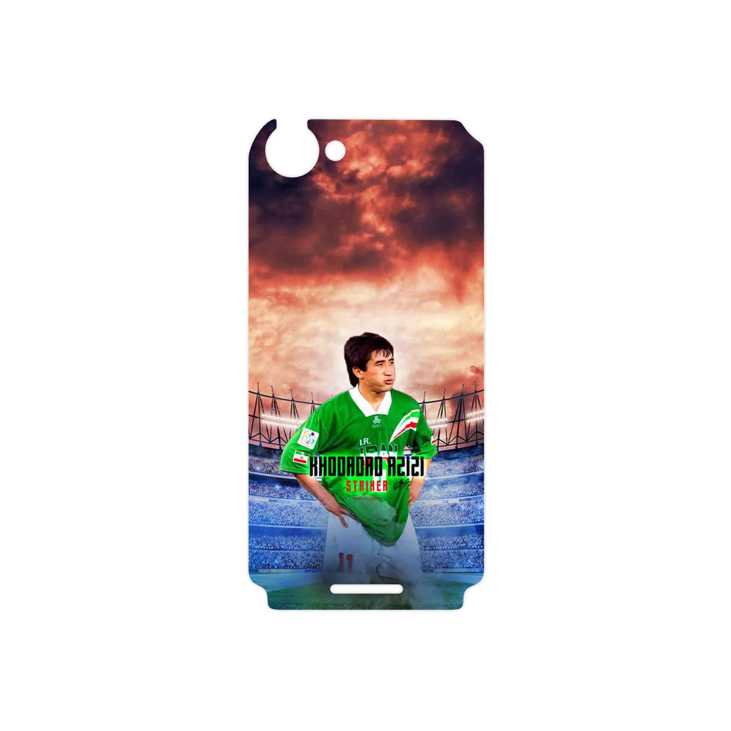 برچسب پوششی ماهوت مدل Khodadad Azizi مناسب برای گوشی موبایل سونی Xperia L