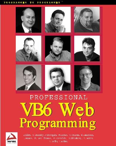 خرید و دانلود نسخه کامل کتاب Professional Visual Basic 6 Web Programming