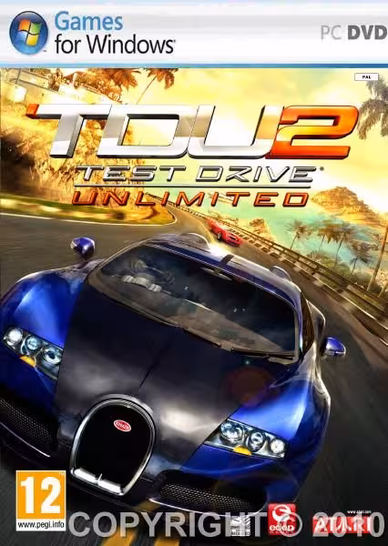 بازی کامپیوتر test drive unlimited 2