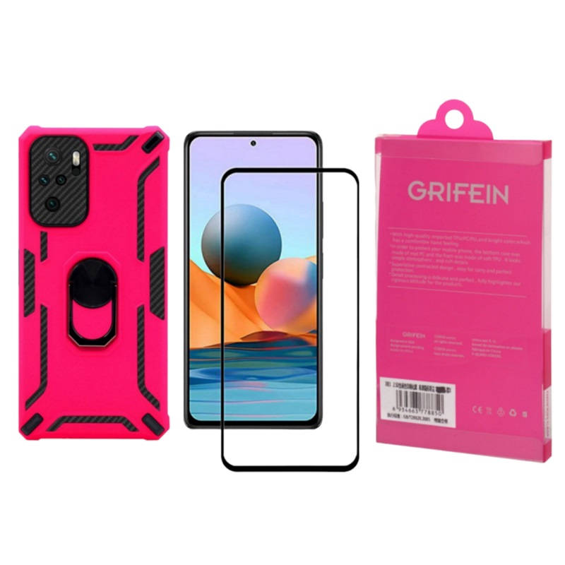 کاور گریفین مدل Defender Pro Plus مناسب برای گوشی موبایل شیائومی Redmi Note 10 Pro / Redmi Note 10 Pro Max به همراه محافظ صفحه نمایش