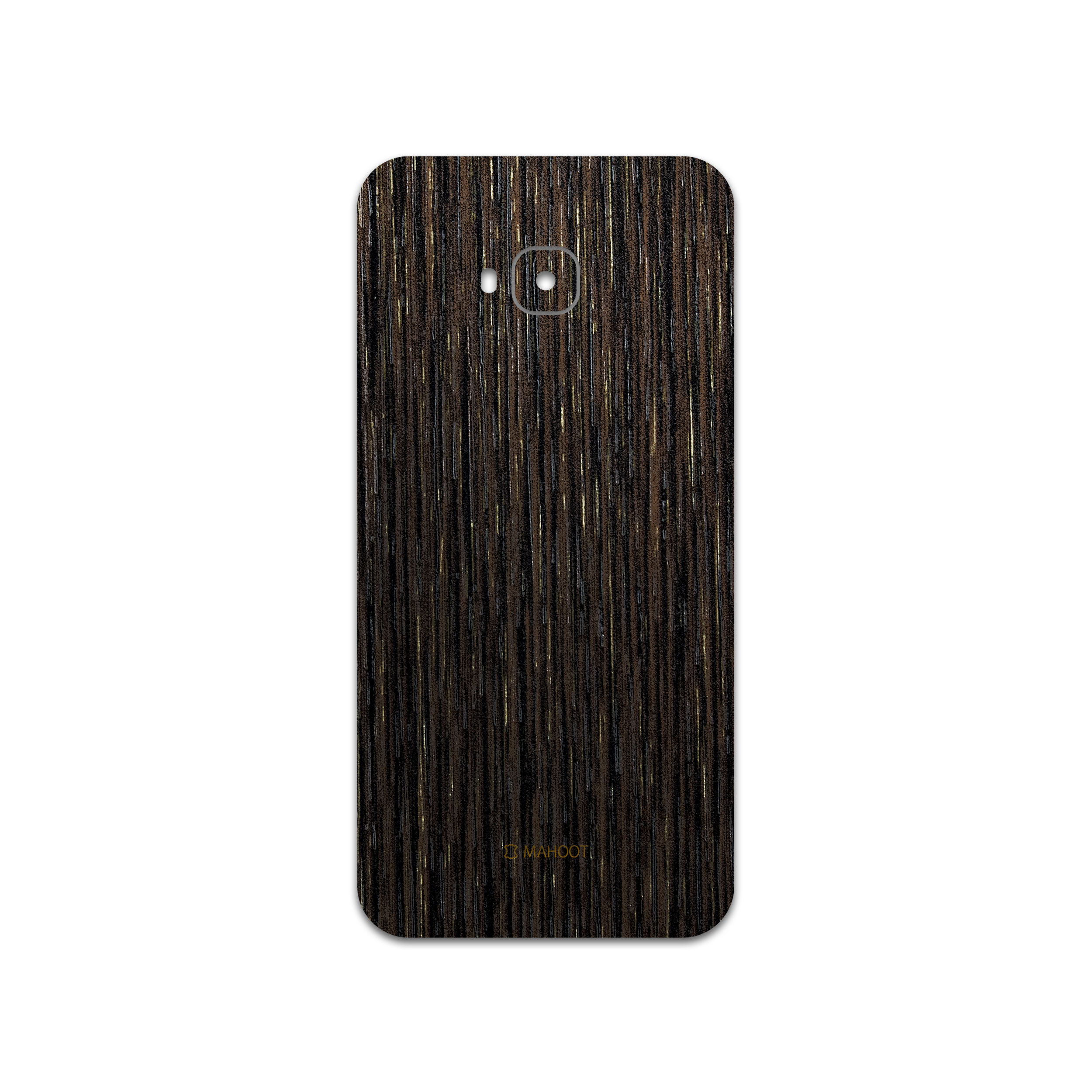 برچسب پوششی ماهوت مدل Dark-Gold-Stripes-Wood مناسب برای گوشی موبایل ایسوس Zenfone 4 Selfie Pro