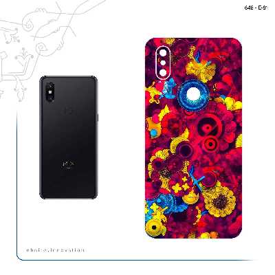 برچسب پوششی ماهوت مدل Vector Flower Garden Digital Art مناسب برای گوشی موبایل شیائومی Mi Mix 3