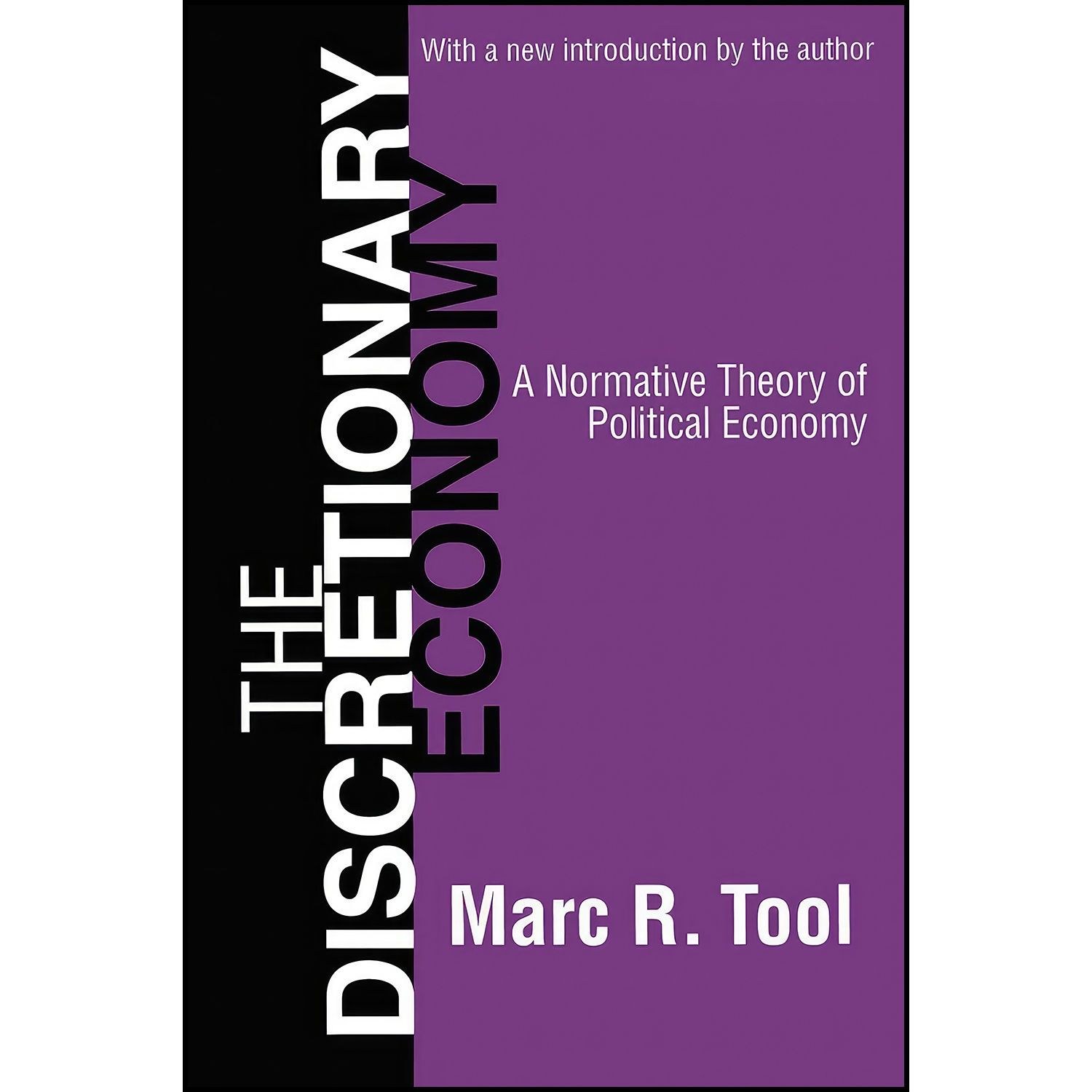 کتاب زبان اصلی The Discretionary Economy اثر Marc R Tool