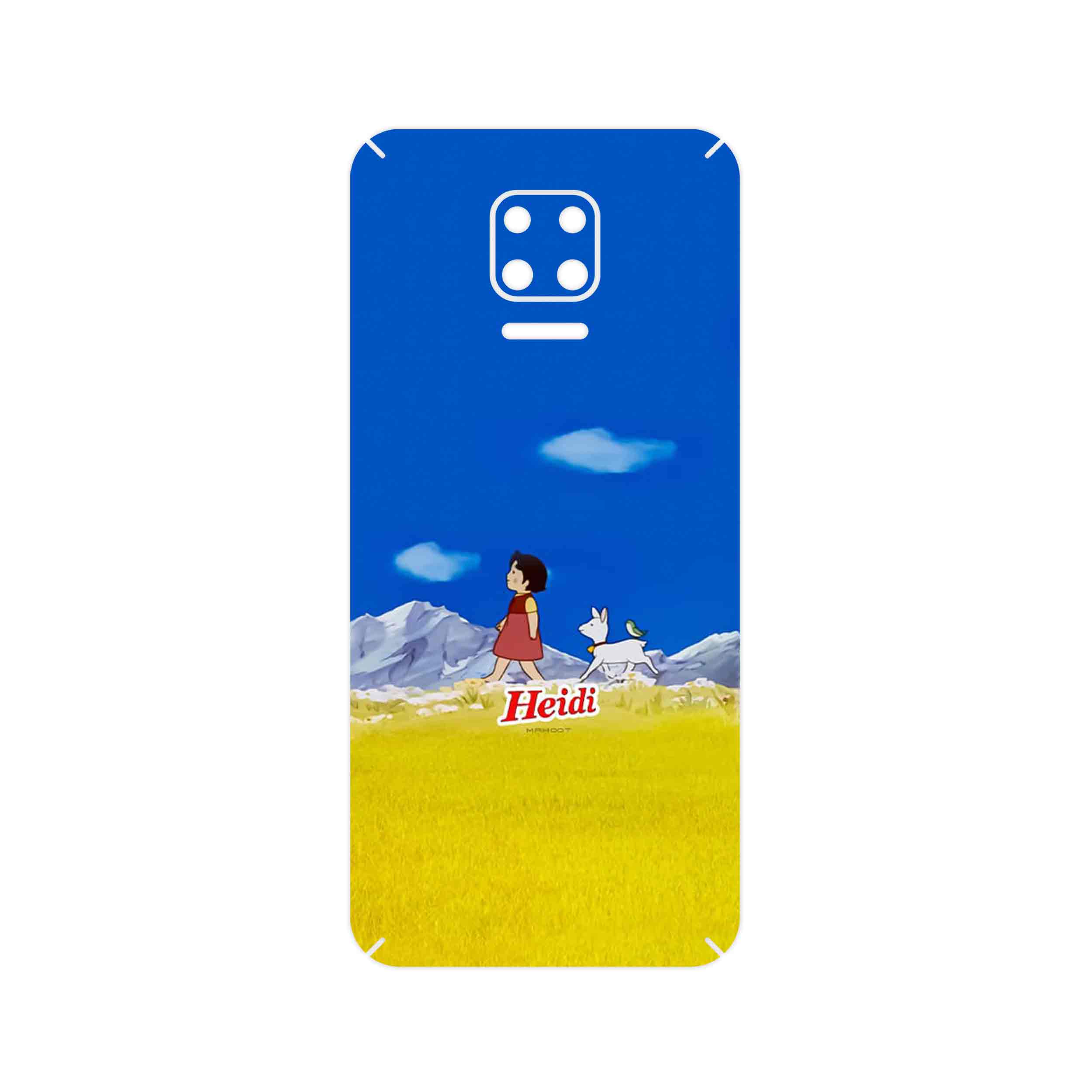 برچسب پوششی ماهوت مدل Heidi Girl of the Alps مناسب برای گوشی موبایل شیائومی Redmi Note 9S