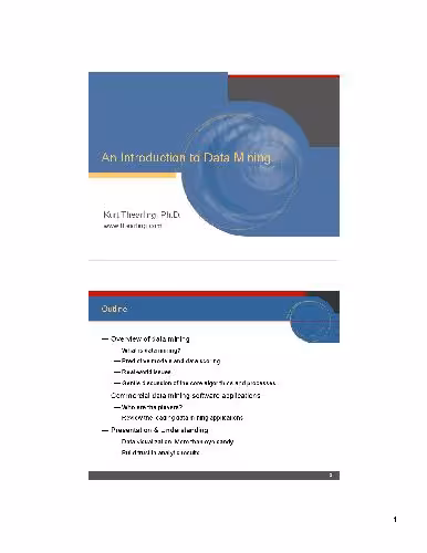 خرید و دانلود نسخه کامل کتاب An Introduction to Data Mining