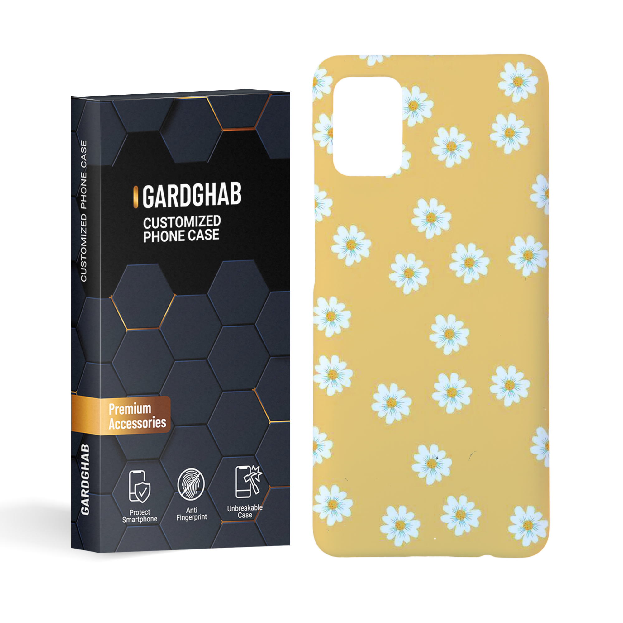  کاور گارد قاب مدل گل مناسب برای گوشی موبایل سامسونگ galaxy a51