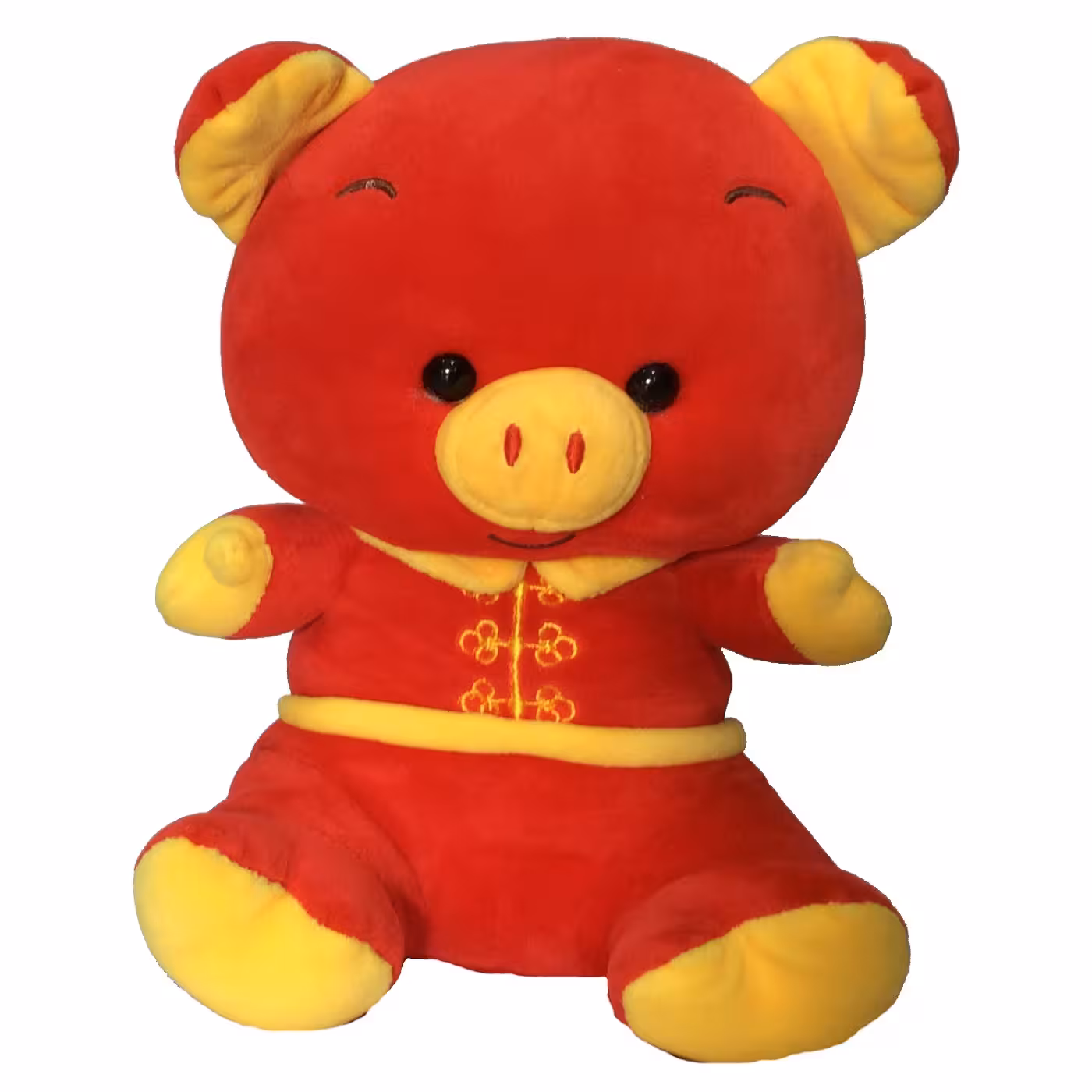 عروسک طرح خوک مدل Chinese Doziac Pig کد SZ5/367 ارتفاع 25 سانتی‌متر