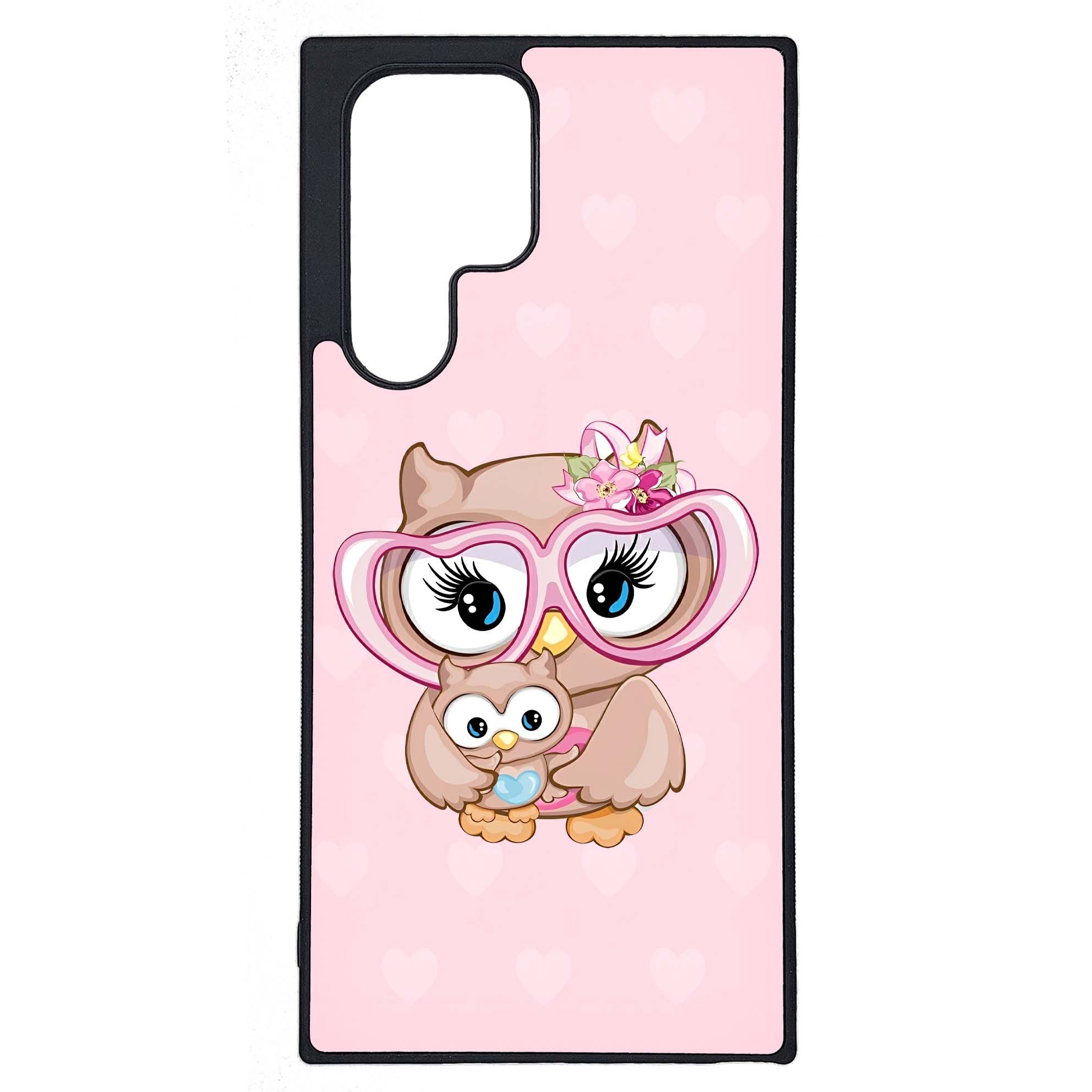 کاور طرح بچه جغد کد G-224 مناسب برای گوشی موبایل سامسونگ Galaxy S22 Ultra | دیجی قاب دونی