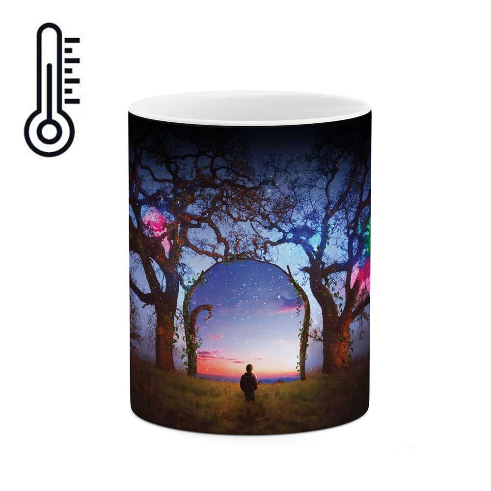 ماگ حرارتی طرح شب رنگی مدل mgp00368