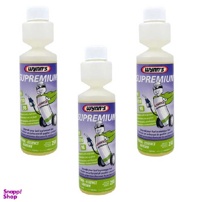 اکتان بوستر و مکمل سوخت وینز مدل سوپرمیوم حجم 250 میلی لیتر بسته 3 عددی