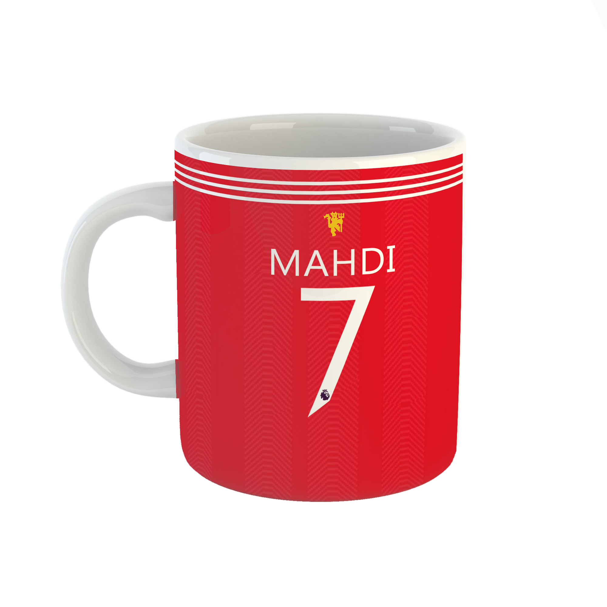 ماگ طرح اسم مهدی مدل manchester united کد 534