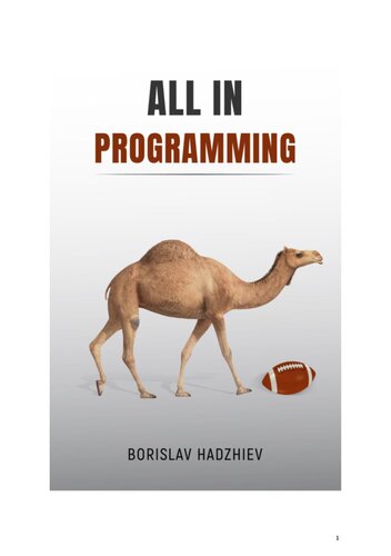 خرید و دانلود نسخه کامل کتاب All in programming