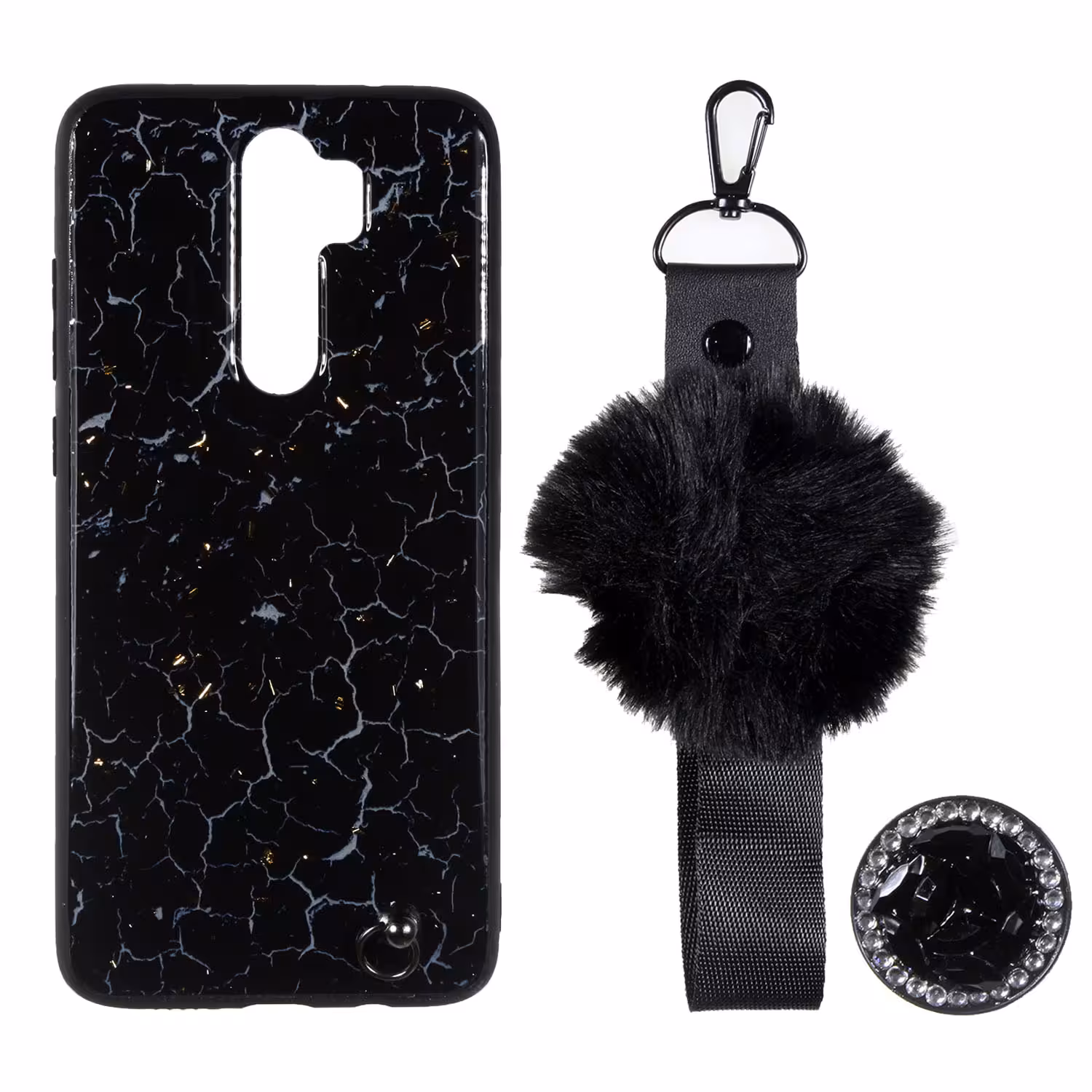 کاور مدل پام پام کد MS مناسب برای گوشی موبایل شیائومی Redmi Note 8 Pro به همراه بند و پایه نگهدارنده