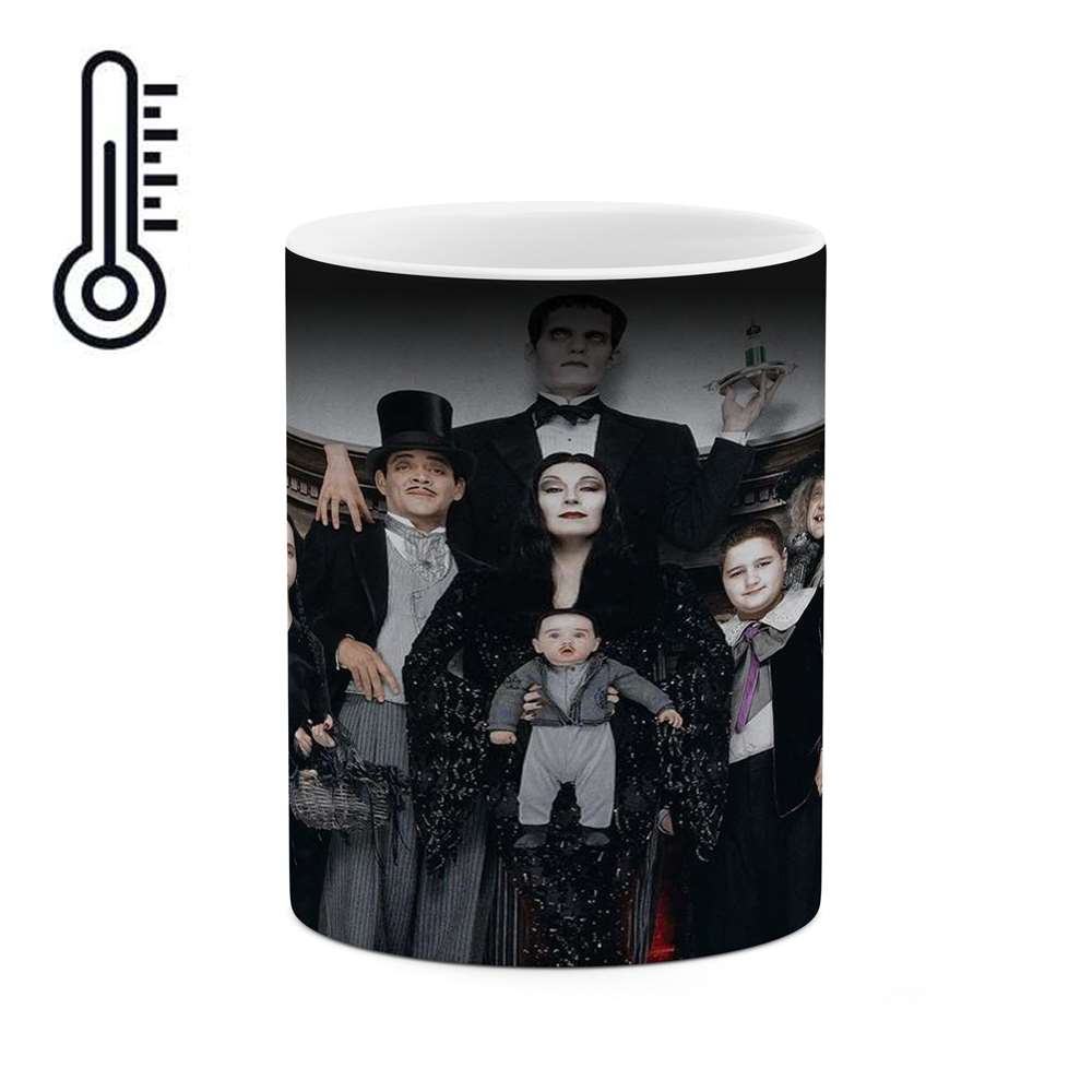 ماگ حرارتی طرح فیلم و انیمیشن Addams family مدل mgph15016