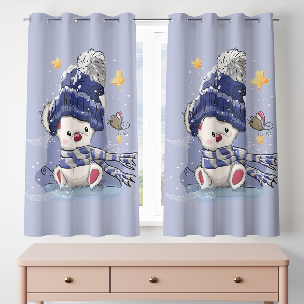 پرده مدل مخمل پانچی کد 7832 سایز 200x140 سانتی متر