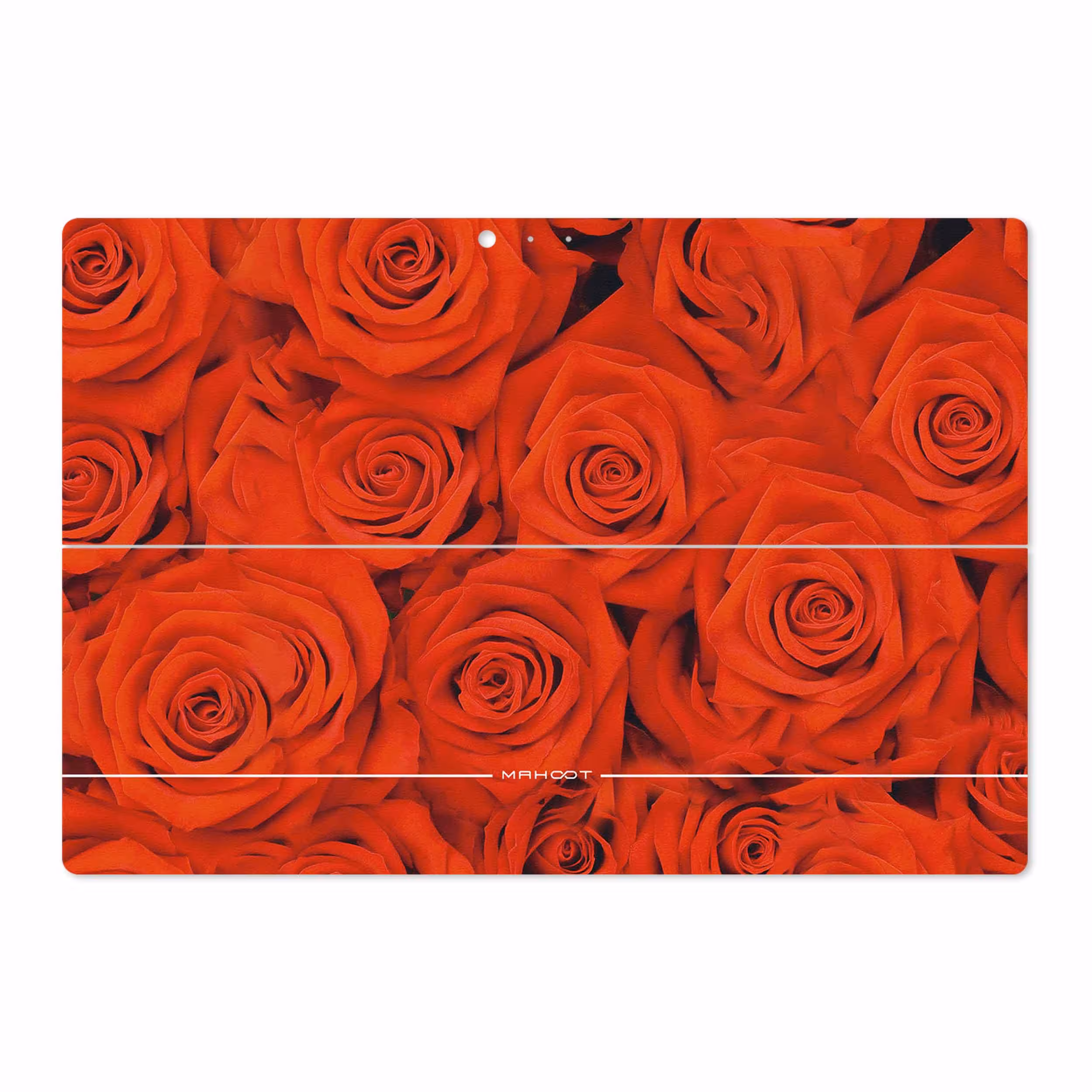 برچسب پوششی ماهوت مدل Red-Flower مناسب برای تبلت مایکروسافت Surface Pro 3 2014