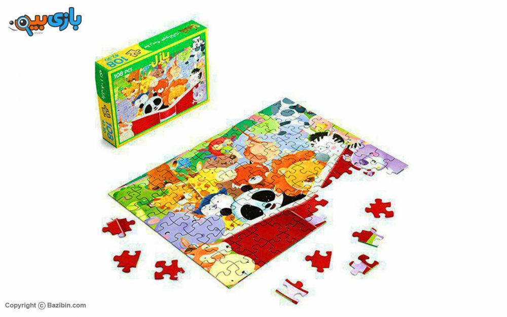 108-piece puzzle (school animals) by Avaye baran