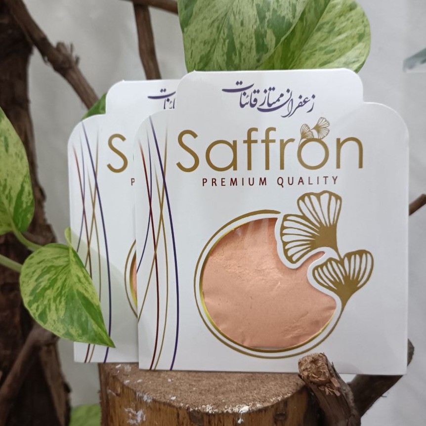 پک 2 عددی پودر زعفران قائنات اعلا سفارشی هر کدام 20 گرم 