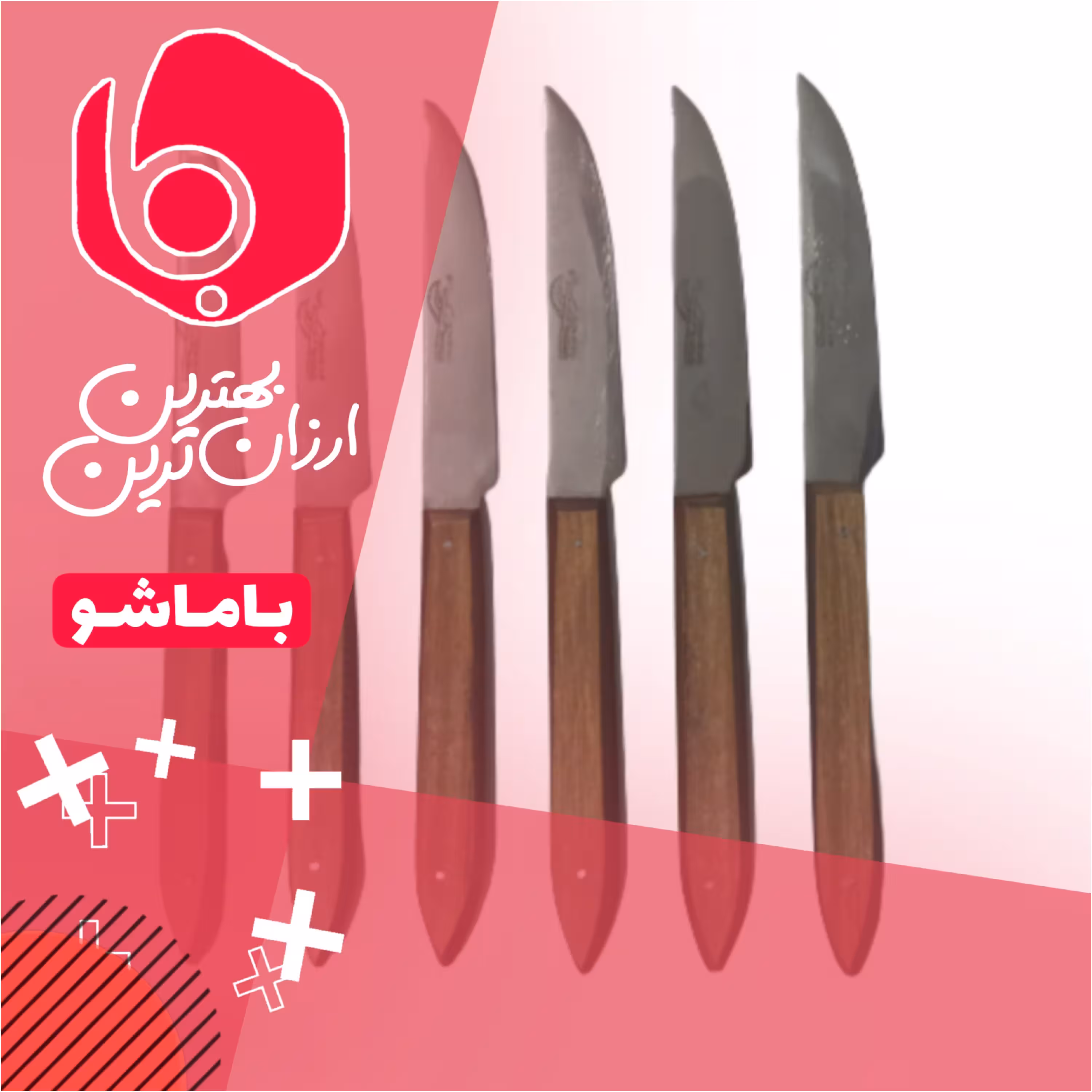 کارد میوه خوری شش عددی زنجان پیچاقی