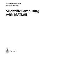 خرید و دانلود نسخه کامل کتاب Scientific Computing with MATLAB and Octave