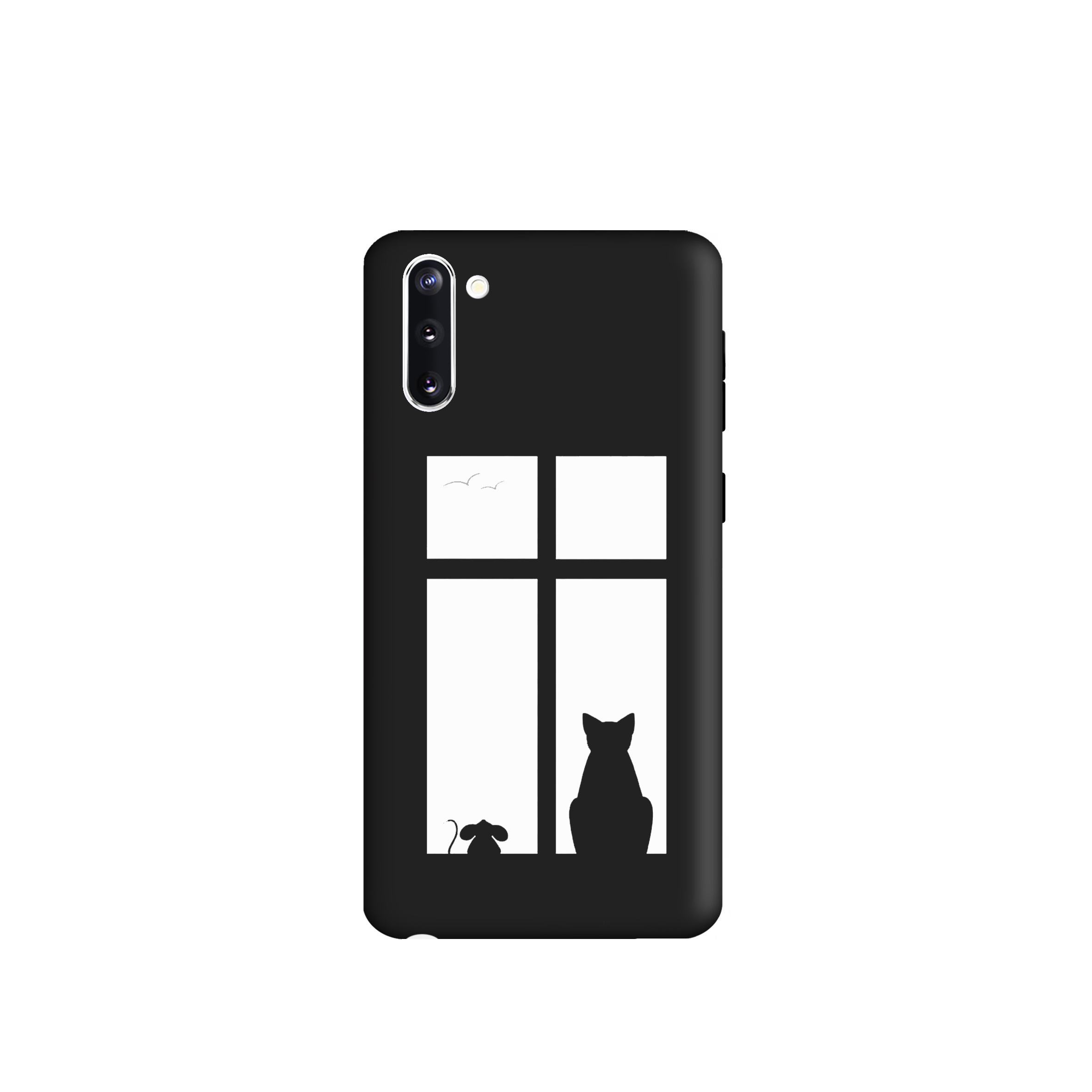 کاور طرح  گربه مینیمال کد y4843 مناسب برای گوشی موبایل سامسونگ Galaxy  Note 10