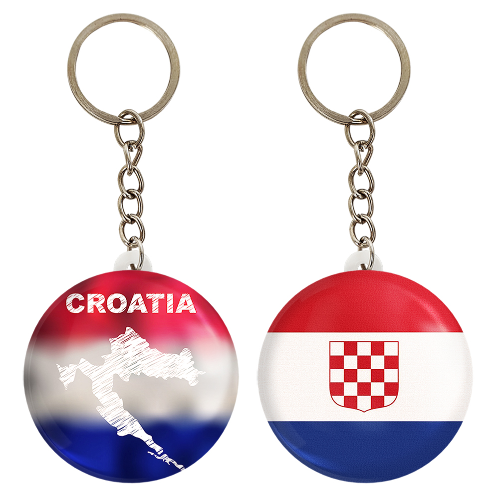 جاکلیدی خندالو مدل پرچم کرواسی کد 2070520713 مجموعه 2 عددی