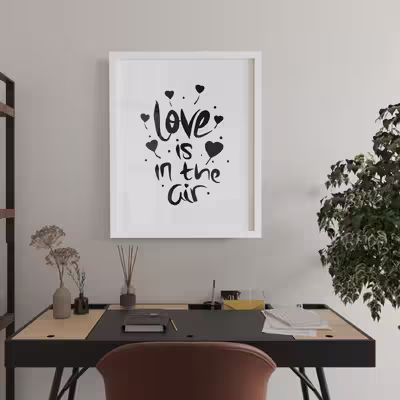 تابلو مدل نوشته انگلیسی طرح LOVE کد 322