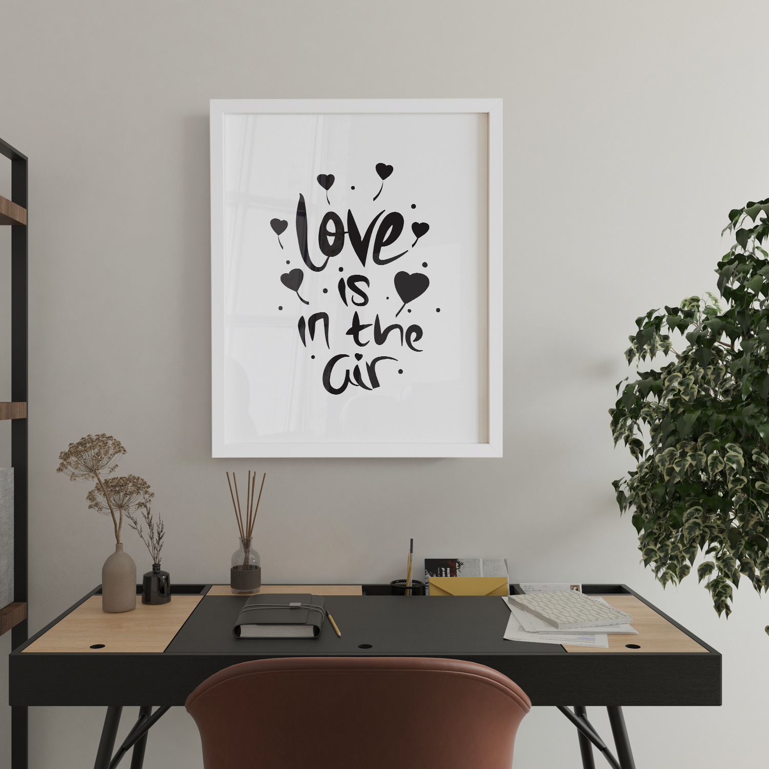 تابلو مدل نوشته انگلیسی طرح LOVE کد 322