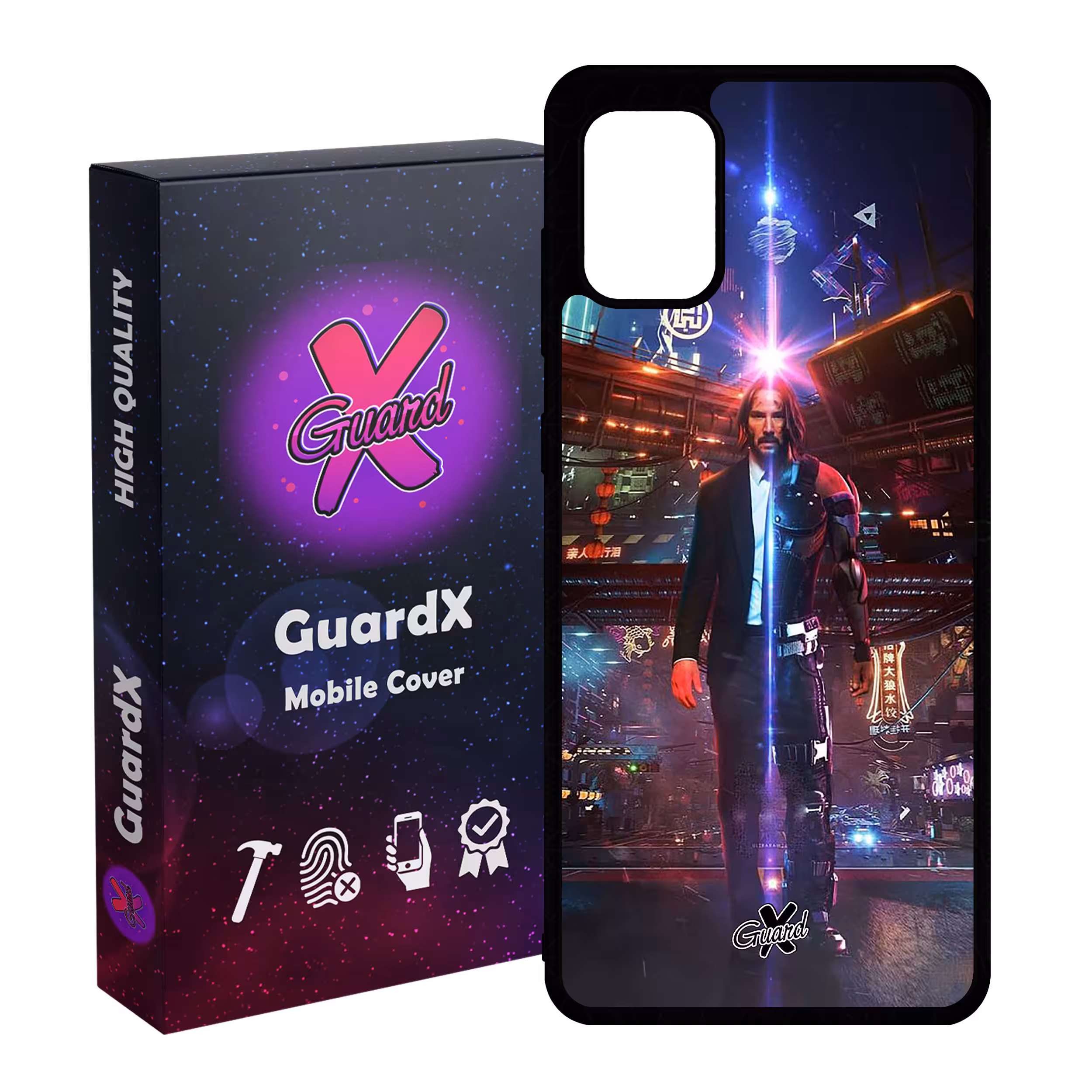 کاور گارد ایکس طرح John Wick مدل Glass10077 مناسب برای گوشی موبایل سامسونگ Galaxy A31