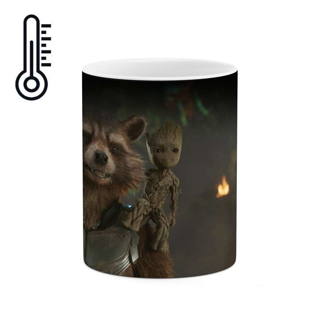 ماگ حرارتی طرح انیمیشن و فیلم The groot مدل mgph15356