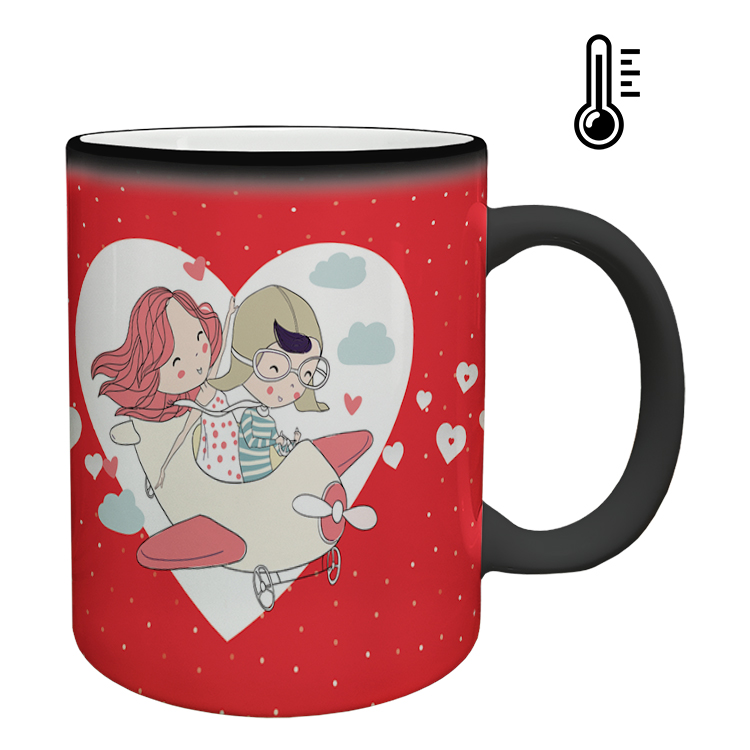 ماگ حرارتی مدل عاشقانه کد 58